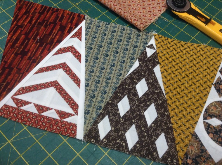 Dear Jane right side border blocks.